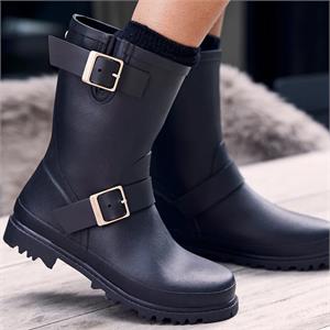 Mint Velvet Wynter Black Short Wellies